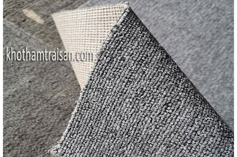 Thảm một màu ghi Thảm một màu ghi