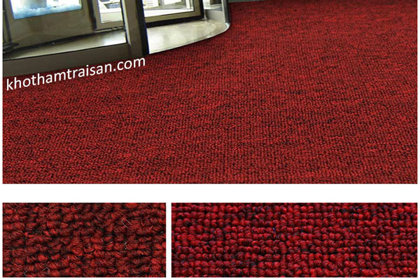 Thảm một màu đỏ đô Thảm một màu đỏ đô