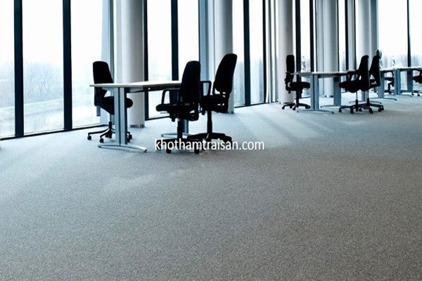 Thảm một màu ghi Thảm một màu ghi