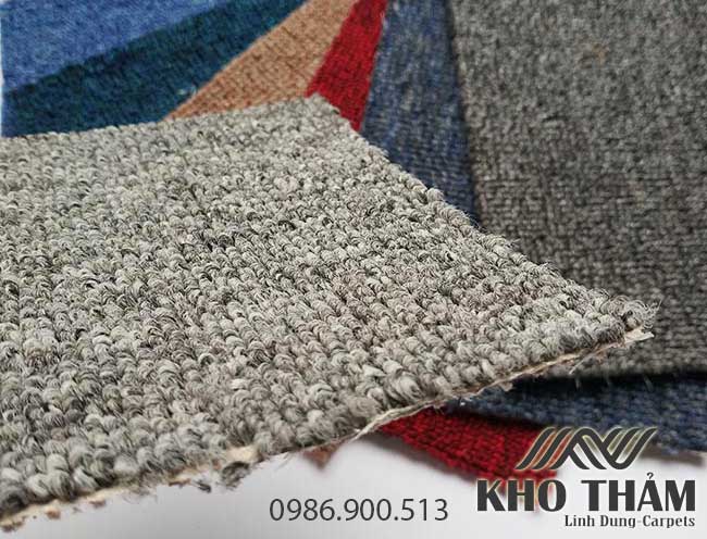 Thảm một màu ghi lông chuột trải văn phòng Thảm một màu ghi lông chuột trải văn phòng