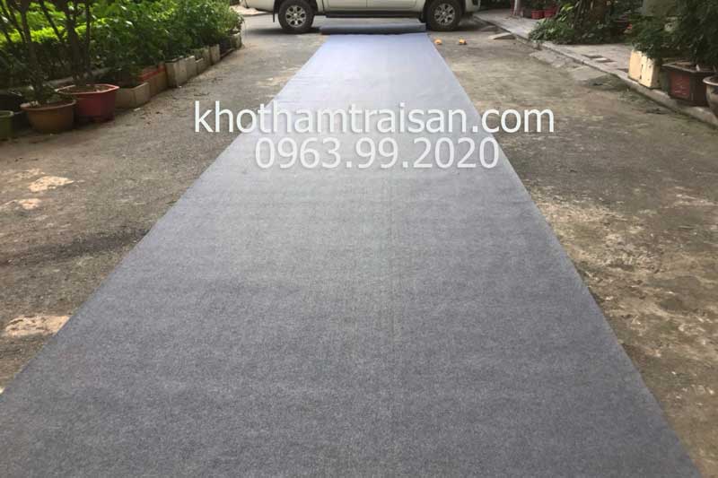 Thảm sự kiện giá rẻ màu ghi xám Thảm sự kiện giá rẻ