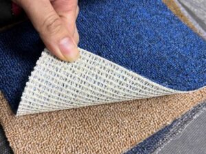 Thảm văn phòng màu xanh